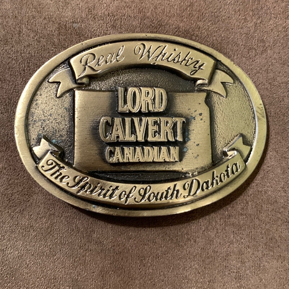 Vintage Lord Calvert belt buckle